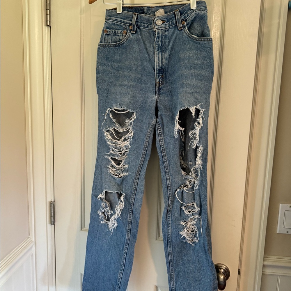 Ripped Levi’s Jeans